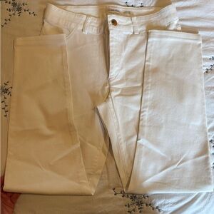 Calvin Klein Women's Size 6 White Jeans